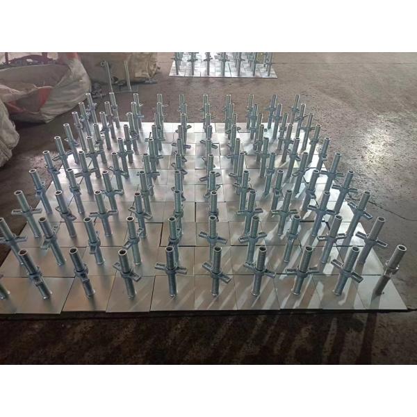 Swivel Or Fixed Galvanized Pipe Post Universal Steel Scaffold Accessory Base Plate