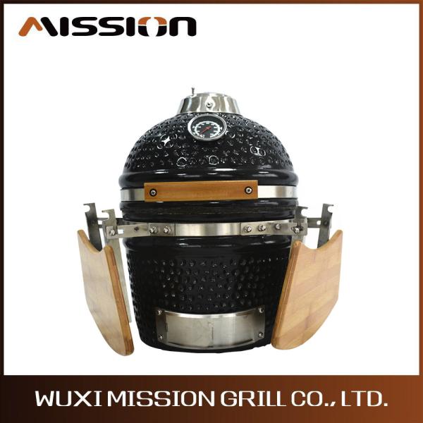 13 Inch Adjustable Height  Mini Kamado Barbecue Grill Smoker