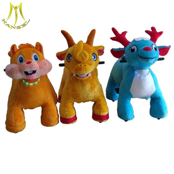 Hansel stuffed walking animal kids riding horse electronic toys from China