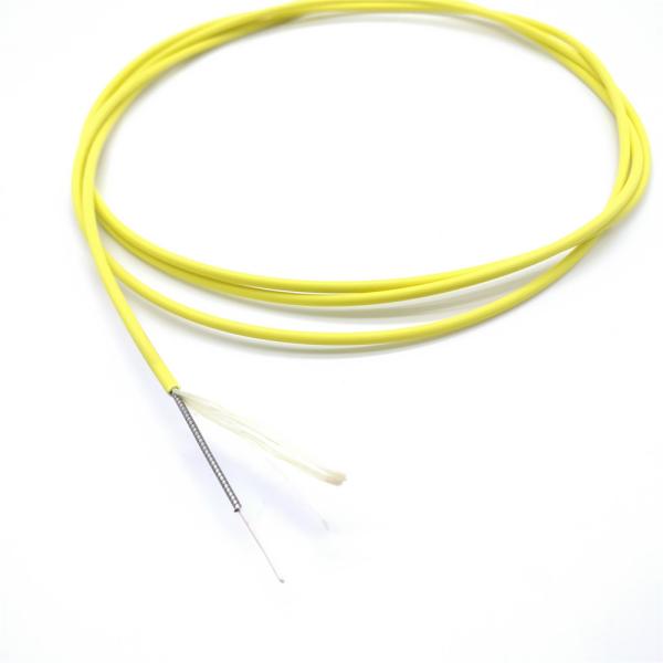 10D Bending Radius Direct Indoor Spiral Steel Armored Optical Cable 1-12 Core 1km