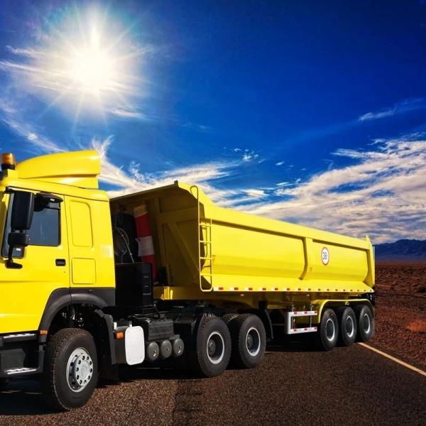 3/4/5/6 Axle Number Tri Axle 50 Ton Heavy Duty Dump Trailers Mining Tipper Truck Trailer