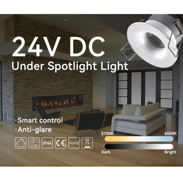 IP44 Recessed LED Downlight 305lm COB Spotlight 24VDC Smart Control