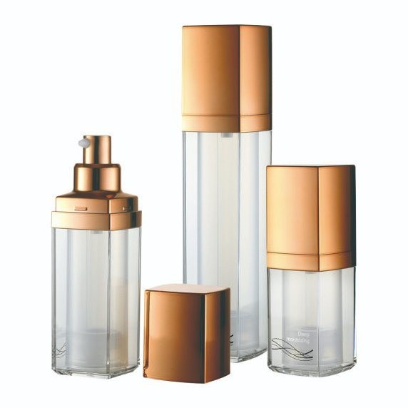 JL-AB208 15ml 30ml 50ml SAN / PP Airless Pump Bottles For Cosmetics
