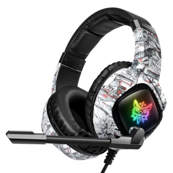 3.5mm 117dB Onikuma K19 PC Gaming Headphone With LED Light