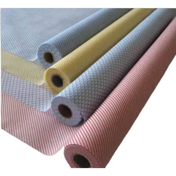 Biodegradable Non Woven Jumbo Roll , 40GSM Disposable Dish Washing Cloths