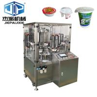Máquina de Enchimento e Selamento de Copo de Creme de Queijo Facil de Manuseio Potência de 1,3KW Com Hopper