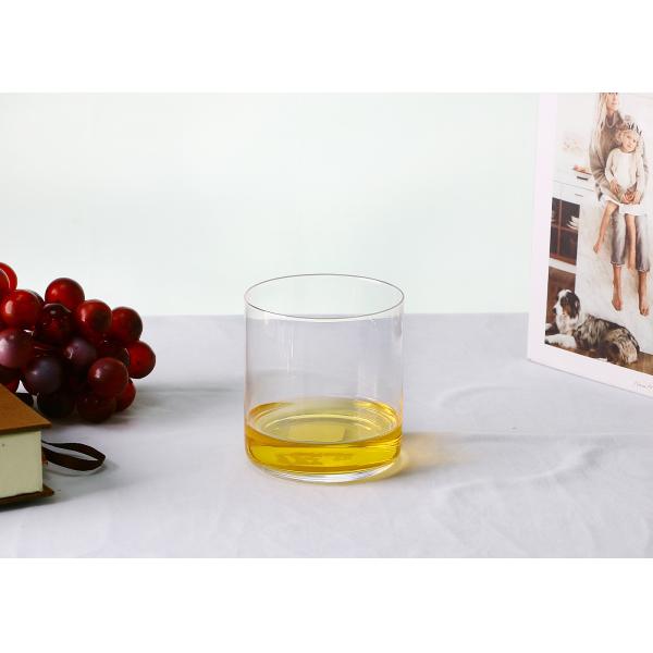 Hand Blown 270ml 95mm Old Fashioned Crystal Whiskey Glasses Thin Wall, Crystal Whiskey Glasses