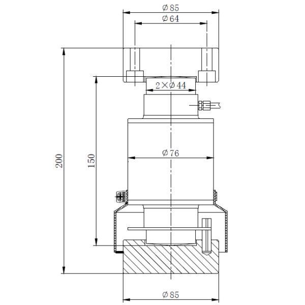 SAL300A load cell compatible to HBM C16A alloy steel with OIML approval