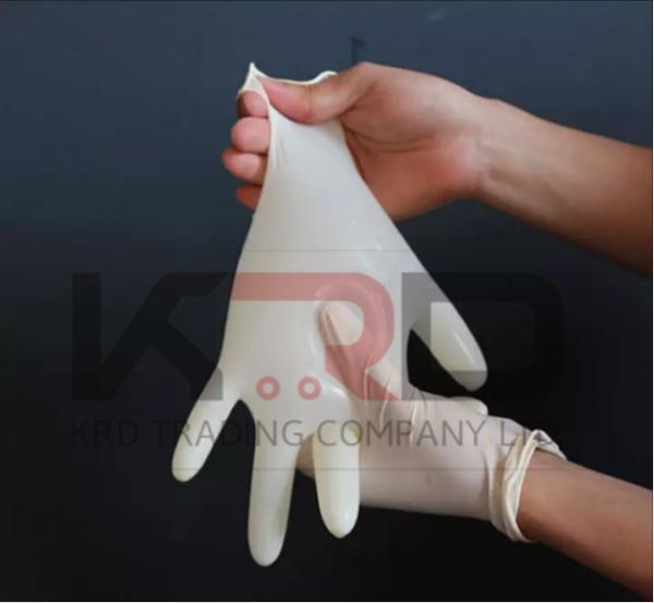 China medical examination gloves surgical supply powder or powder free latex gloves safety disposable gloves