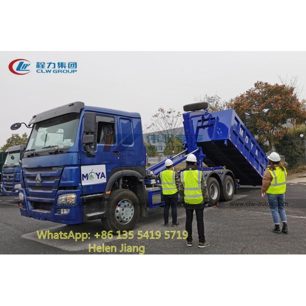 Howo 6x4 20T Roll Off Hydraulic Hooklift Garbage Collection Truck
