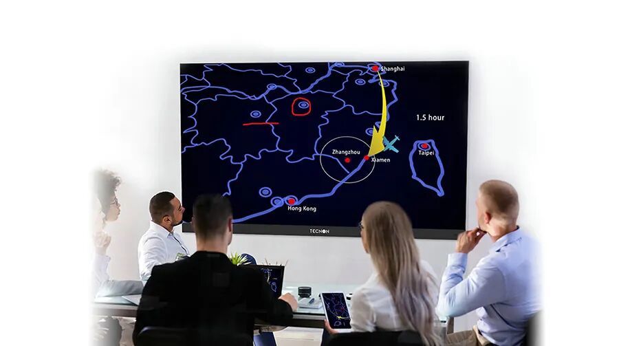 All In One Intelligent Interactive LED Display Ultra Thin For Government Education corporate