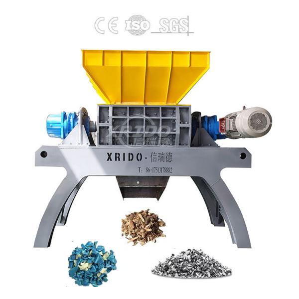 Waste Battery Recycling Crushing Equipment Household Appliance Furniture Double Shaft Shredder Domestic Waste Crusher