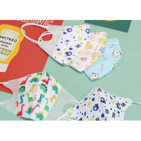 3 Ply Non Woven Kids Surgical Mask Ear Hook Headband Adjustable