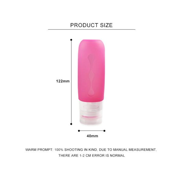 Refillable Leak Proof Silicone Travel Bottles For Shampoo Conditioner