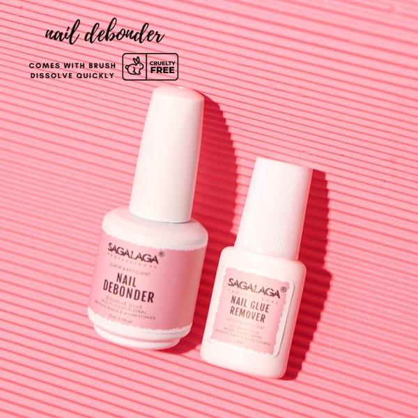 Strong Adhesive Non Toxic Nail Liquid Glue Remover Easily Remover Nail Tips Debonder