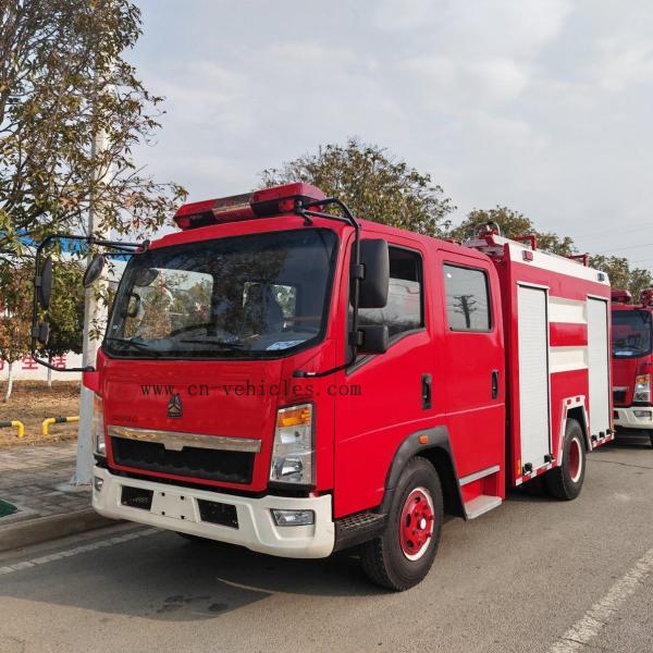 Sinotruk Foam Water Tank HOWO Fire Fighting Truck
