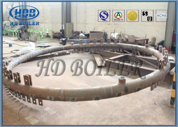Separador de ciclone múltiplo Front And Rear Circular dos encabeçamentos da caldeira dos anéis dos encabeçamentos e dos distribuidores