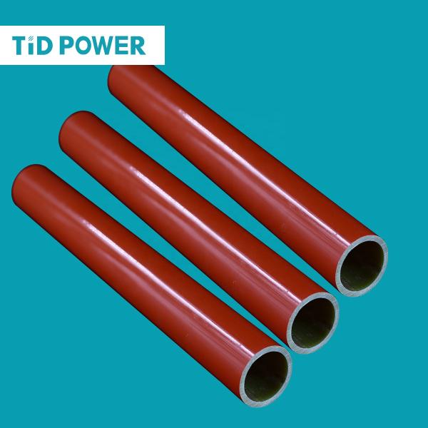 High Strength Epoxy Fiberglass Insulation Hollow Tube / Epoxy Resin Fiberglass Pipes