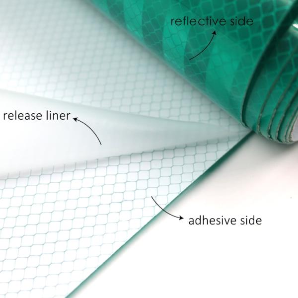 Отражающий лист из бриллиантового цвета, печатаемый для постоянных дорожных знаков