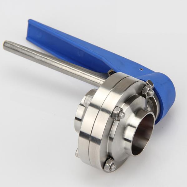 3 Inch Ss 304 Butterfly Valve Low Pressure Din40 Food Grade Dn10 Rjt