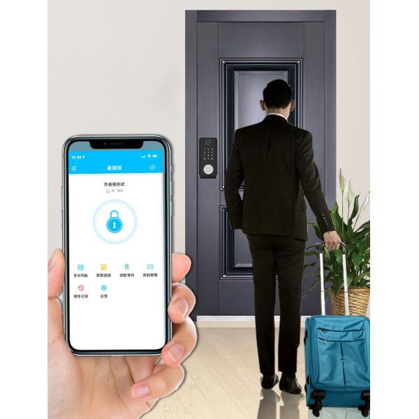 Secure Door Entry Outdoor Waterproof Touch Keypad Access Control Card Reader with App