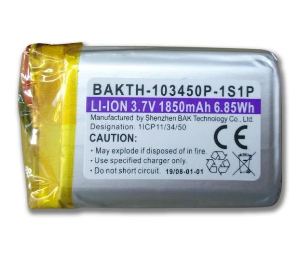 BAKTH-103450P-1S1P 3.7V 1850mAh batterie au lithium polymère pour détecteurs et capteurs