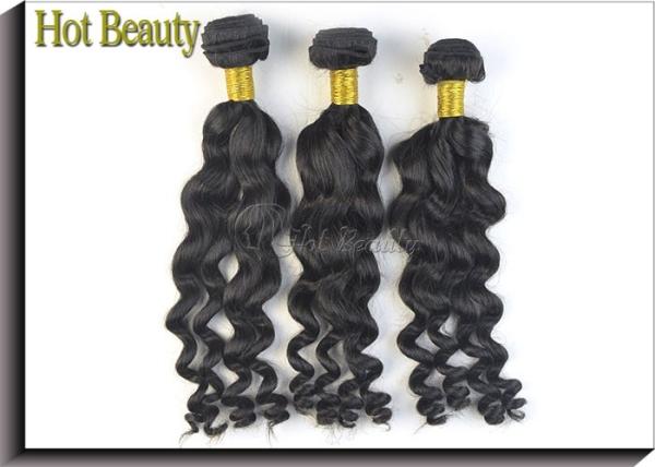 Natural Wave Remy Brazilian Virgin Human Hair Extensions 12'' - 32'' Black