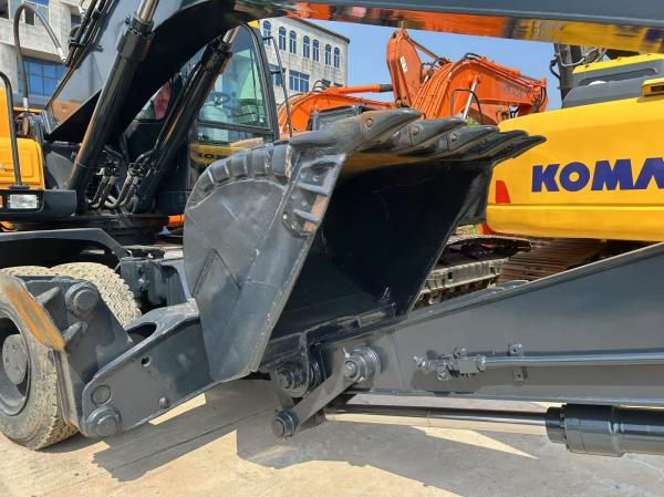 Used Korea hyundai 210w 21Ton Hydraulic Wheel Excavator Hyundai 210W R210W-9