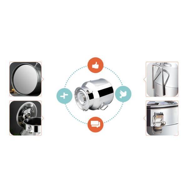 Услащенный сконденсировал загерметизированный барабанчик масла нержавеющей стали 201