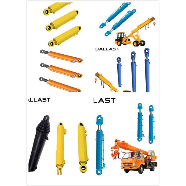 Heavy Duty Industrial Komatsu Excavator Boom Hydraulic Cylinder Double Acting