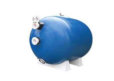 Blue 19 Inch Side Mount Filter For Swimming Pools Fiberglass Material