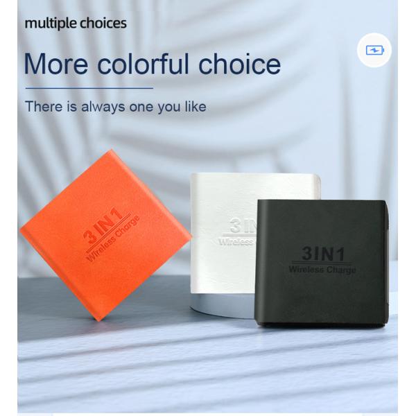 ABS Magnetic Fast Charge Wireless Charging Pad , Circular Wireless Charger 107g