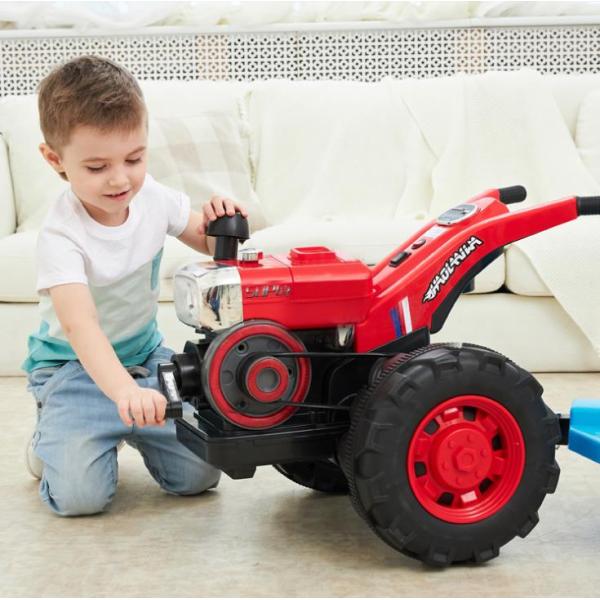 2022 12v Electric Kids Ride On Car avec une batterie de jouet de tracteur en plastique incluse