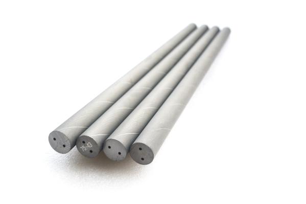 HRA 93.5 Helical Coolant Hole Rod Unground Carbide Blank Rods​
