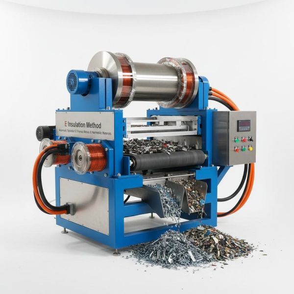 E Insulation Method Electromagnetic Separator Automatic Separation Of Ferrous Metals Nonmetallic Materials Industrial Magnetic Separation Machine