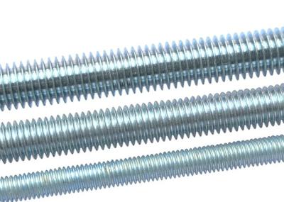 Full Thread Construction Blue White Zinc Q195 Carbon Steel DIN 975 Threaded Rod M6*1m