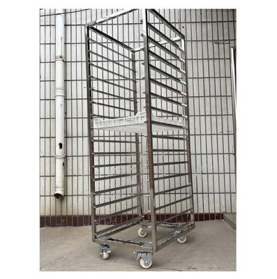 20 Layers High Temperature Resistant Baking Tray Rack Trolley With Welding Technique