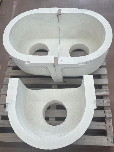 Glass Industry Refractory Bricks 3 Tons Capacity For Temperature Furnace Construction