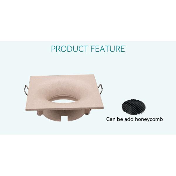 Modern Down Light Housing Square Anti Glare LED Recessed Light Housing