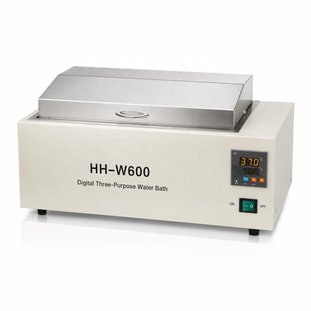Cenlee HH-W600 Digital Thermostatic Water Bath 1500W PID Control Stainless Steel for Lab Distillation Drying Sample Heating