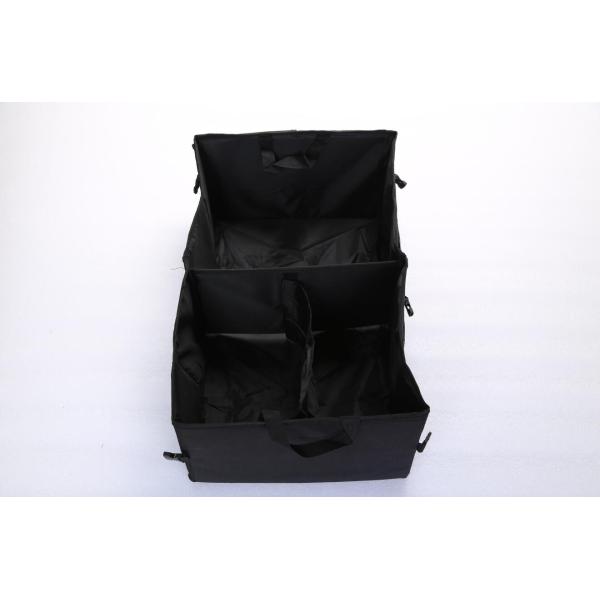 Waterproof Black Color Foldable Car Trunk Organizer With Large Size Capacity