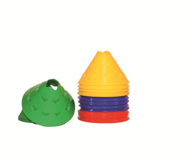 Futebol ao ar livre Treinamento de agilidade Marcando barril Futebol Esporte Treinamento Cone Sets