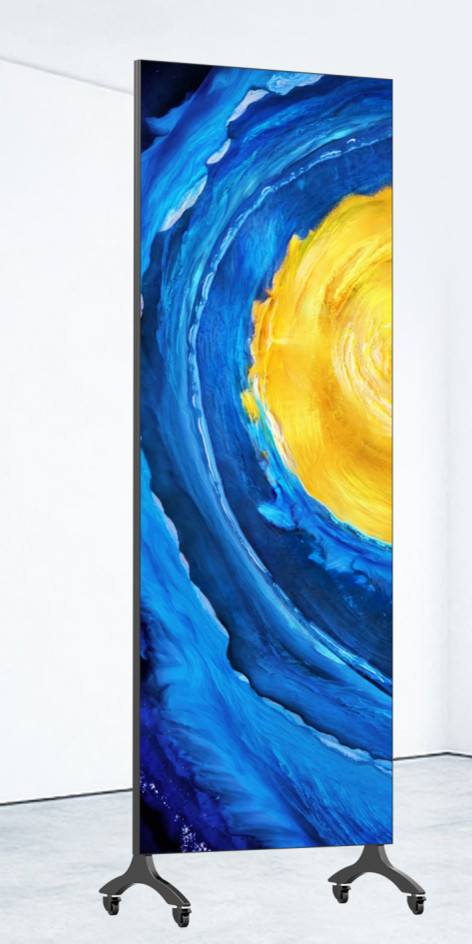 3000nit High Brightness GOB P1.25 LED Poster with Ultra-thin 33mm Cabinet and Front Access Service for Indoor Advertising