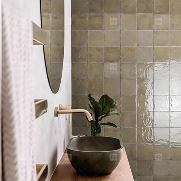 Новая ванная душа кухня Backsplash высокая глянцевая остекленная ручная керамическая плитка