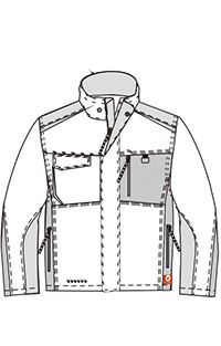 Breathable регулируемая куртка Softshell кромки отделяемая