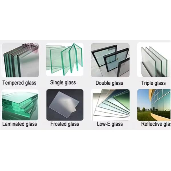 High Strength Door And Window Glass Thermal Break Aluminum Glass Doors