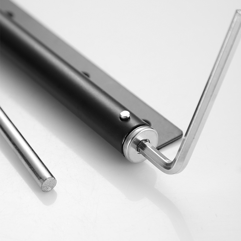 Modern Design Lightweight Stainless Steel Automatic Door Closer Adjustable Speed 180 Opening Invisible Door Spring Bathroom