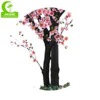 Tronc en bois d'intérieur du tissu 250cm Cherry Blossom Tree With Nature