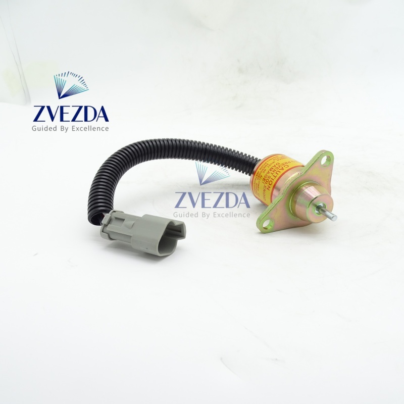 41-9100 Fuel Stop Solenoid 12V, OEM Part Number 41-9100, Fit TK249 TK388 TK486