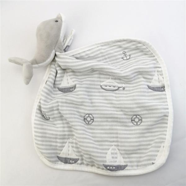 Cobertor animal macio Toy Cotton Baby Animal Doudou do bebê do cobertor do sono do bebê do elefante do OEM do ODM de OAINI